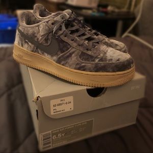 Blue Velvet Nike Air Force One’s